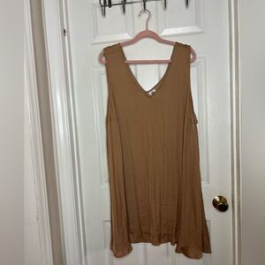 lands end slip slip dress Tan Nude Women’s 3X 24/26 Lightweight